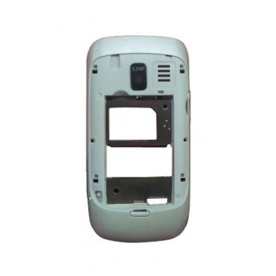 Lcd Frame Middle Chassis For Nokia Asha 302 White By - Maxbhi Com