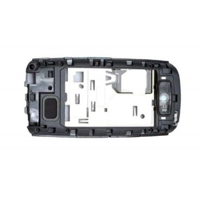 Lcd Frame Middle Chassis For Nokia Asha 305 Grey By - Maxbhi Com