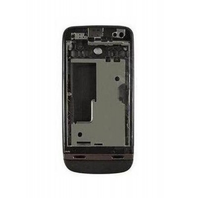Lcd Frame Middle Chassis For Nokia Asha 311 Brown By - Maxbhi Com