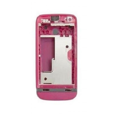 Lcd Frame Middle Chassis For Nokia Asha 311 Red By - Maxbhi Com