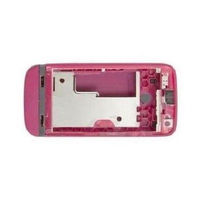 Lcd Frame Middle Chassis For Nokia Asha 311 Red By - Maxbhi Com