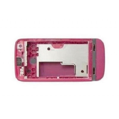 Lcd Frame Middle Chassis For Nokia Asha 311 Red By - Maxbhi Com