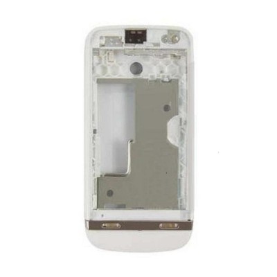 Lcd Frame Middle Chassis For Nokia Asha 311 White By - Maxbhi Com