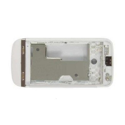 Lcd Frame Middle Chassis For Nokia Asha 311 White By - Maxbhi Com