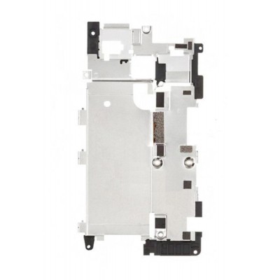 Lcd Frame Middle Chassis For Nokia Lumia 900 Rm823 Black By - Maxbhi Com