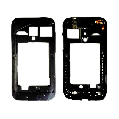 Lcd Frame Middle Chassis For Samsung Galaxy Ace Plus Black By - Maxbhi Com