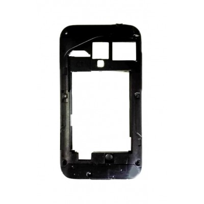 Lcd Frame Middle Chassis For Samsung Galaxy Ace Plus Black By - Maxbhi Com