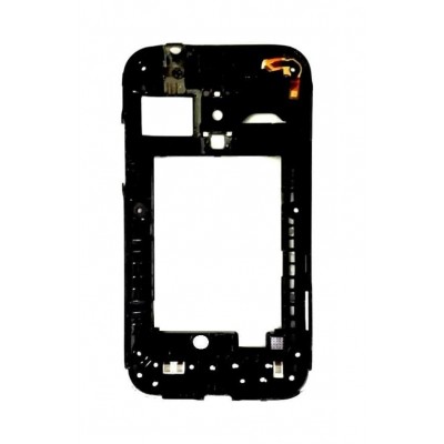 Lcd Frame Middle Chassis For Samsung Galaxy Ace Plus White By - Maxbhi Com