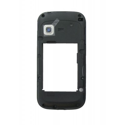 Lcd Frame Middle Chassis For Samsung Galaxy Chat B5330 Black By - Maxbhi Com