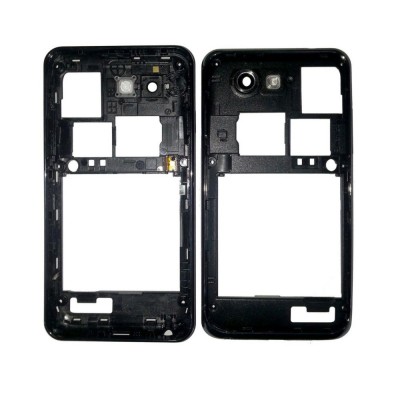 Lcd Frame Middle Chassis For Samsung Galaxy S Advance Black By - Maxbhi Com