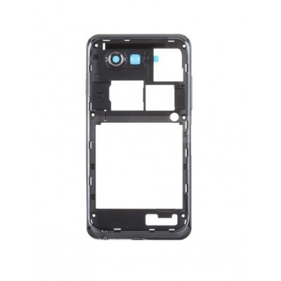 Lcd Frame Middle Chassis For Samsung Galaxy S Advance White By - Maxbhi Com