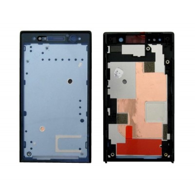 Lcd Frame Middle Chassis For Sony Ericsson St25i Kumquat Pink By - Maxbhi Com