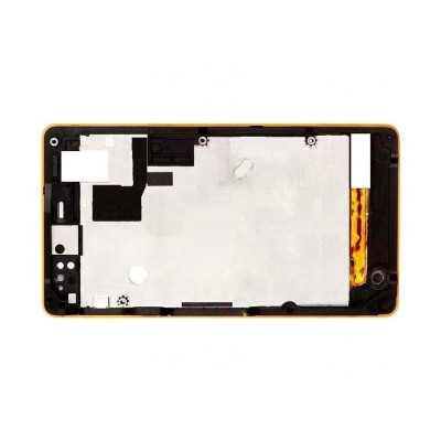 Lcd Frame Middle Chassis For Sony Xperia Go St27a Yellow By - Maxbhi Com