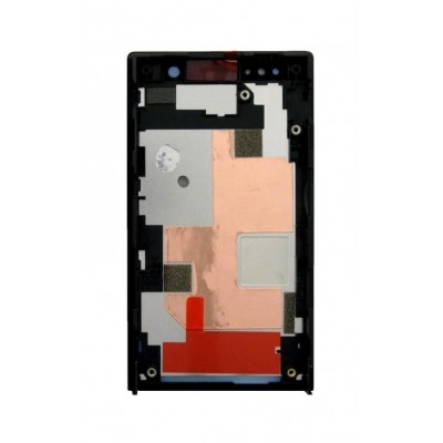 Lcd Frame Middle Chassis For Sony Xperia U White By - Maxbhi Com