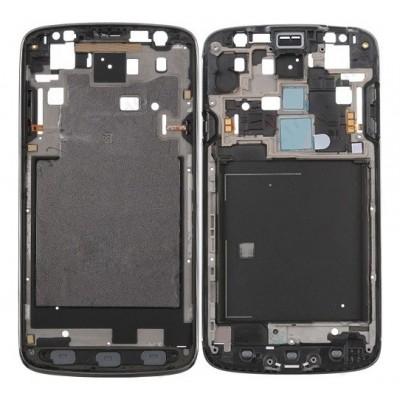 Lcd Frame Middle Chassis For Samsung I9295 Galaxy S4 Active Black By - Maxbhi Com