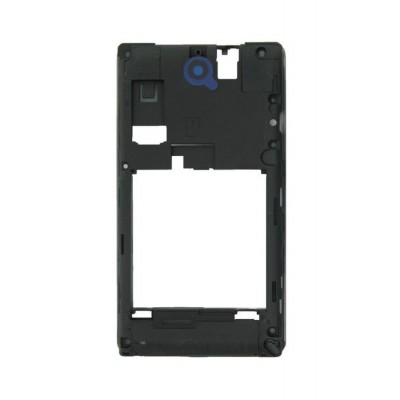 Lcd Frame Middle Chassis For Sony Xperia E C1504 Black By - Maxbhi Com