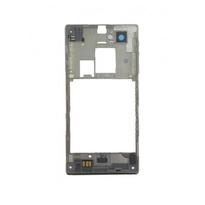 Lcd Frame Middle Chassis For Sony Xperia J St26a Black By - Maxbhi Com