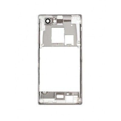 Lcd Frame Middle Chassis For Sony Xperia J St26a Gold By - Maxbhi Com