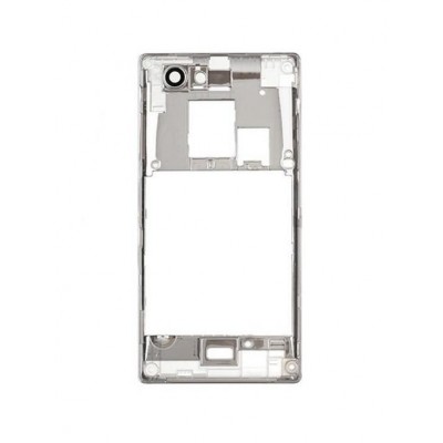 Lcd Frame Middle Chassis For Sony Xperia J St26a Pink By - Maxbhi Com