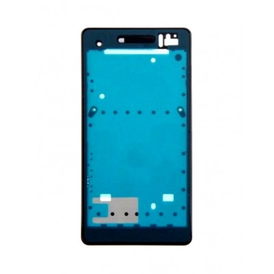 Lcd Frame Middle Chassis For Sony Xperia Vl White By - Maxbhi Com