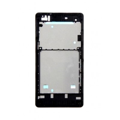 Lcd Frame Middle Chassis For Sony Xperia Vl White By - Maxbhi Com