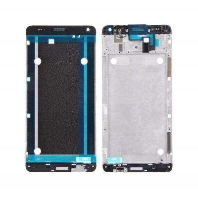 Lcd Frame Middle Chassis For Htc One Max Black By - Maxbhi Com