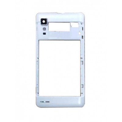 Lcd Frame Middle Chassis For Lenovo P780 White By - Maxbhi Com