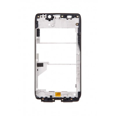 Lcd Frame Middle Chassis For Motorola Droid Maxx Black By - Maxbhi Com