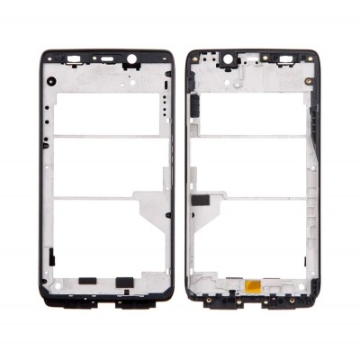 Lcd Frame Middle Chassis For Motorola Droid Maxx White By - Maxbhi Com
