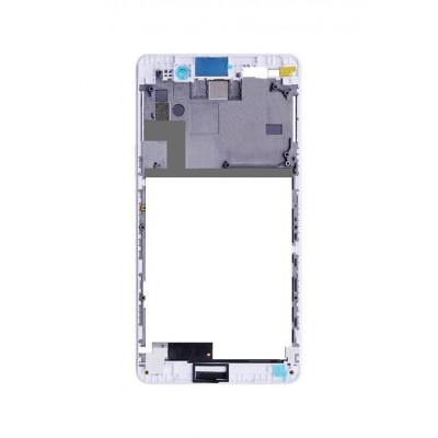 Lcd Frame Middle Chassis For Hp Slate 6 Voicetab Ii 6301ra Silver By - Maxbhi Com