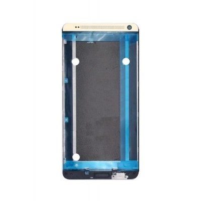 Lcd Frame Middle Chassis For Htc One Max Gold By - Maxbhi Com