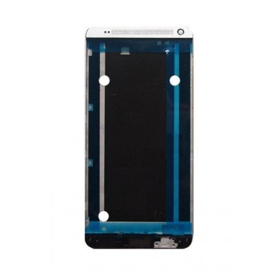 Lcd Frame Middle Chassis For Htc One Max White By - Maxbhi Com