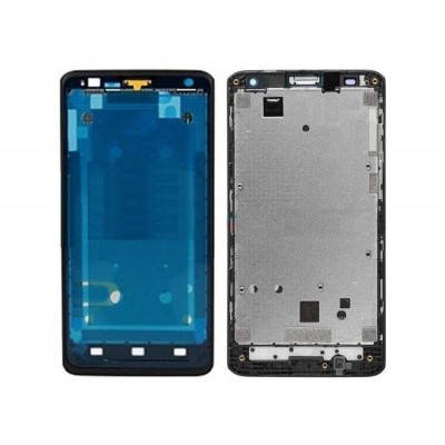 Lcd Frame Middle Chassis For Huawei Ascend Y530 Black By - Maxbhi Com