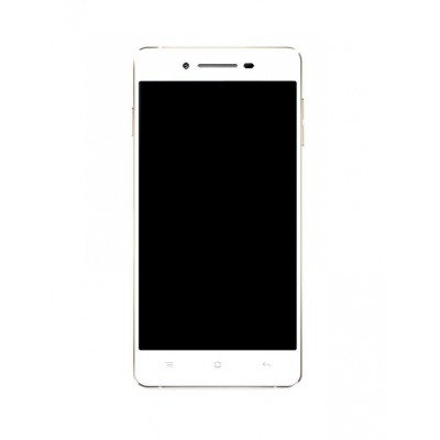 Lcd Frame Middle Chassis For Oppo R1 Black By - Maxbhi Com