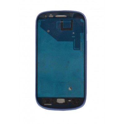Lcd Frame Middle Chassis For Samsung Galaxy S3 Mini Ve I8200 Black By - Maxbhi Com