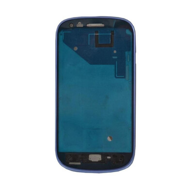 Lcd Frame Middle Chassis For Samsung I8200 Galaxy S Iii Mini Value Edition Grey By - Maxbhi Com