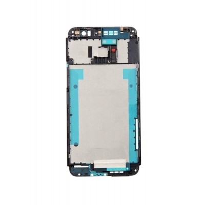Lcd Frame Middle Chassis For Htc One E8 With Dual Sim Black By - Maxbhi Com