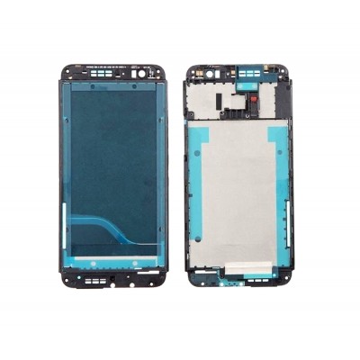Lcd Frame Middle Chassis For Htc One E8 With Dual Sim Red By - Maxbhi Com