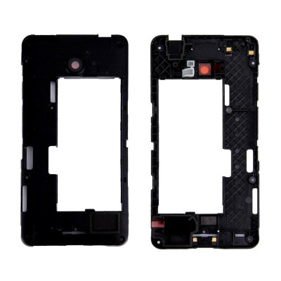 Lcd Frame Middle Chassis For Nokia Lumia 635 Rm975 Orange By - Maxbhi Com