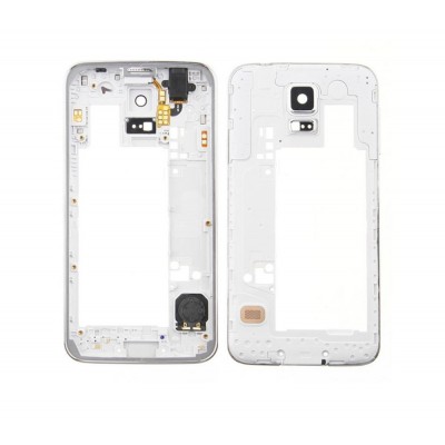 Lcd Frame Middle Chassis For Samsung Galaxy S5 Ltea G906s Blue By - Maxbhi Com