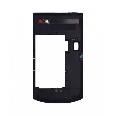 Lcd Frame Middle Chassis For Blackberry Porsche Design P9983 Black By - Maxbhi Com