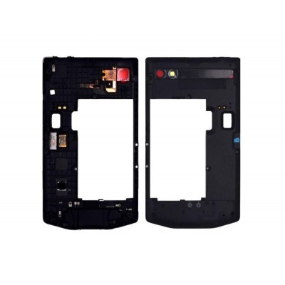 Lcd Frame Middle Chassis For Blackberry Porsche Design P9983 Graphite White By - Maxbhi Com