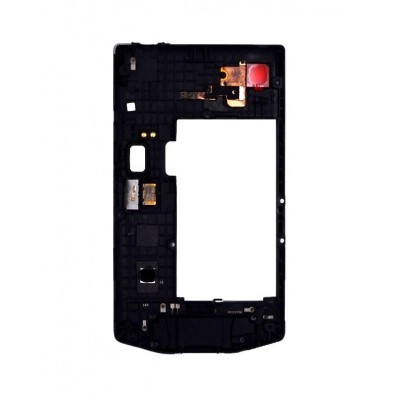 Lcd Frame Middle Chassis For Blackberry Porsche Design P9983 White By - Maxbhi Com