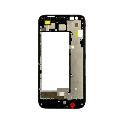 Lcd Frame Middle Chassis For Huawei Ascend Y550 White By - Maxbhi Com