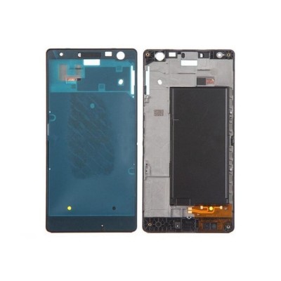 LCD Frame Middle Chassis for Nokia Lumia 735 LTE RM-1039 Black