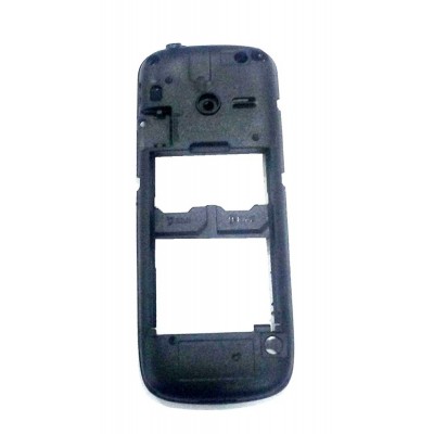 Lcd Frame Middle Chassis For Samsung Metro 312 Black By - Maxbhi Com