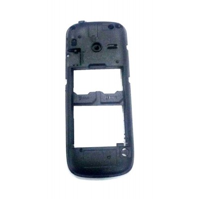 Lcd Frame Middle Chassis For Samsung Metro 312 Smb312e Black By - Maxbhi Com