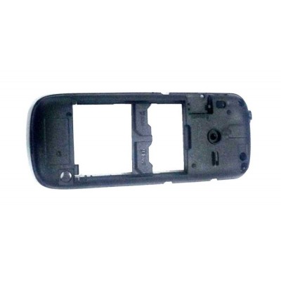 Lcd Frame Middle Chassis For Samsung Metro 312 Smb312e Black By - Maxbhi Com
