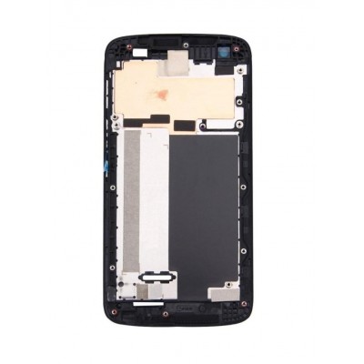 Lcd Frame Middle Chassis For Htc Desire 526g Plus Dual Sim White By - Maxbhi Com