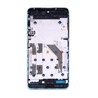 Lcd Frame Middle Chassis For Htc Desire 826x Cdma Gsm Blue By - Maxbhi Com